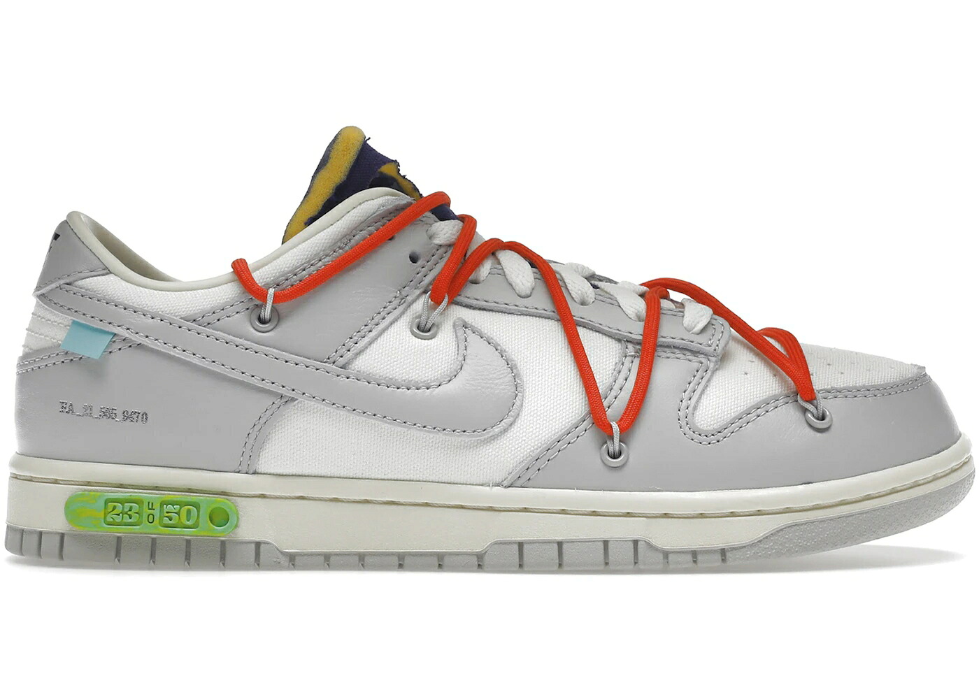 ナイキ ダンク 象牙色 薄墨色 薄墨色 赤 赤いこと ダンクロー スニーカー メンズ NIKE DUNK LOW OFF-WHITE LOT 23 / SAIL NEUTRAL GREY HABANERO RED