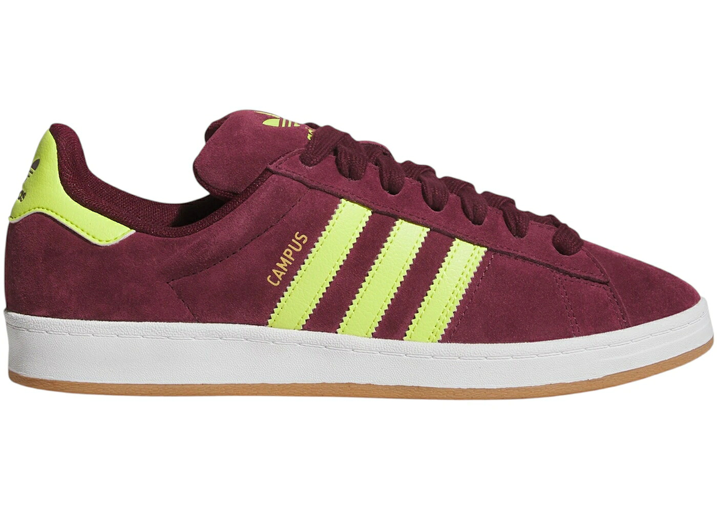 アディダス 校庭 マルーン 黄味がかった 黄色 スニーカー メンズ ADIDAS CAMPUS ADV MAROON SEMI SOLAR YELLOW / MAROON SEMI SOLAR YELLOW CLOUD