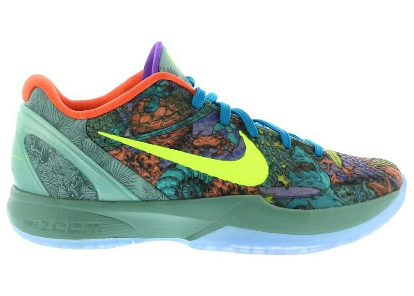 ナイキ コービー 紫 パープル ターフ スニーカー メンズ NIKE KOBE 6 PRELUDE ALL-STAR MVP / CANNON VOLT PURPLE VENOM TURF