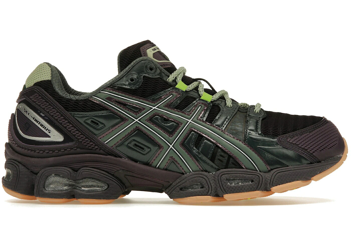 アシックス スニーカー メンズ ASICS GEL-NIMBUS 9 BRAIN DEAD NIGHTSHADE / NIGHTSHADE LAUREL WREATH