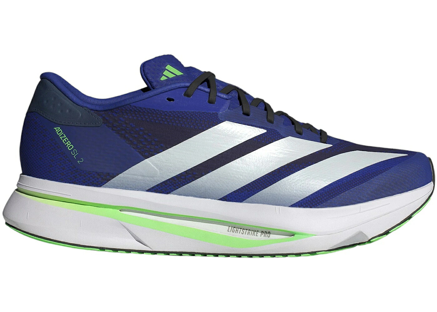 アディダス アディゼロ 青色 ブルー 白色 ホワイト ライム バースト スニーカー メンズ ADIDAS ADIZERO SL2 LUCID BLUE CLOUD WHITE LIME BURST / LUCID BLUE CLOUD WHITE LIME