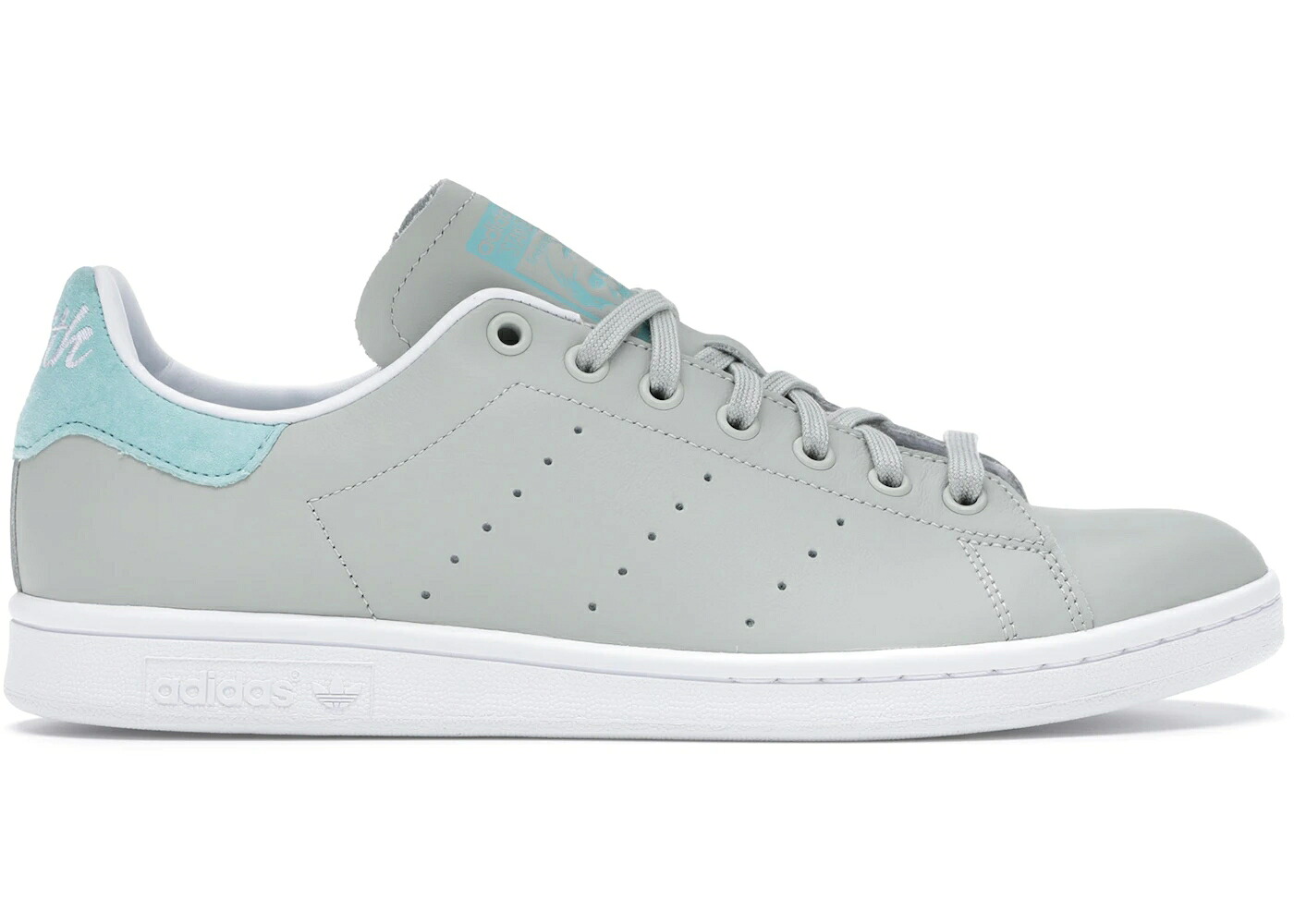 アディダス 銀色 シルバー 白色 ホワイト スタンスミス スニーカー メンズ ADIDAS STAN SMITH ASH SILVER / ASH SILVER EASY MINT CLOUD WHITE｜スニケス