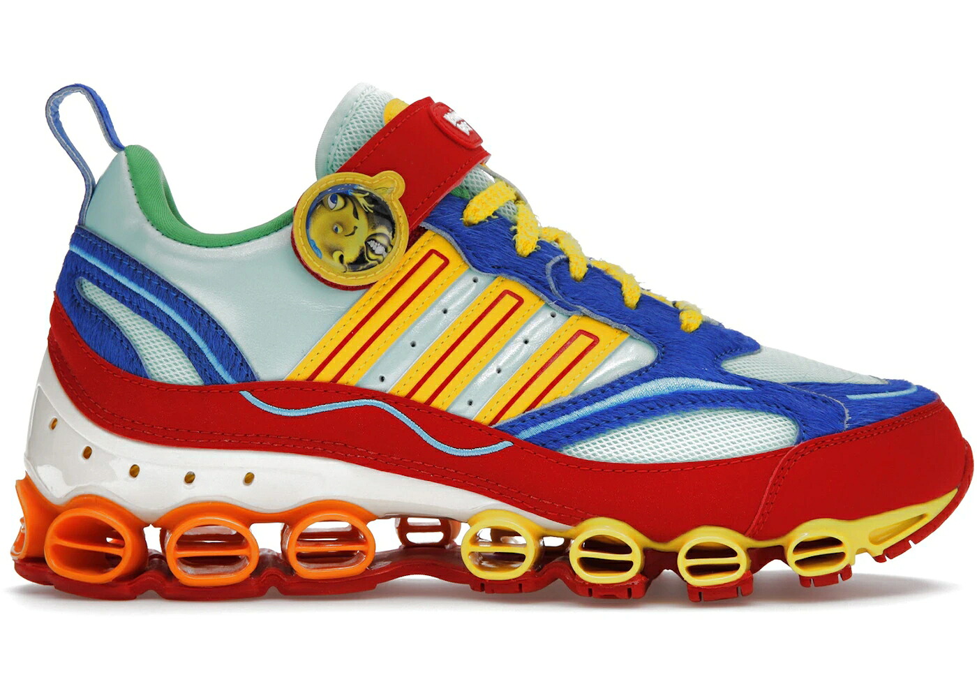 アディダス 黄味がかった 黄色 スニーカー メンズ ADIDAS MICROBOUNCE T1 KERWIN FROST MULT-COLOR / MULTICOLOR YELLOW SCARLET
