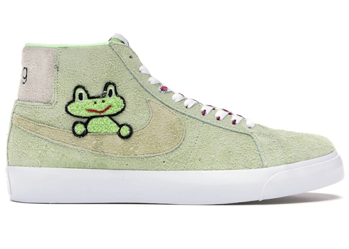 ナイキ エスビー ブレイザー 滑るゲーム盤 菩提樹 白いこと 白いこと スニーカー メンズ NIKE SB BLAZER FROG SKATEBOARDS / LIGHT LIQUID LIME LAWN WHITE