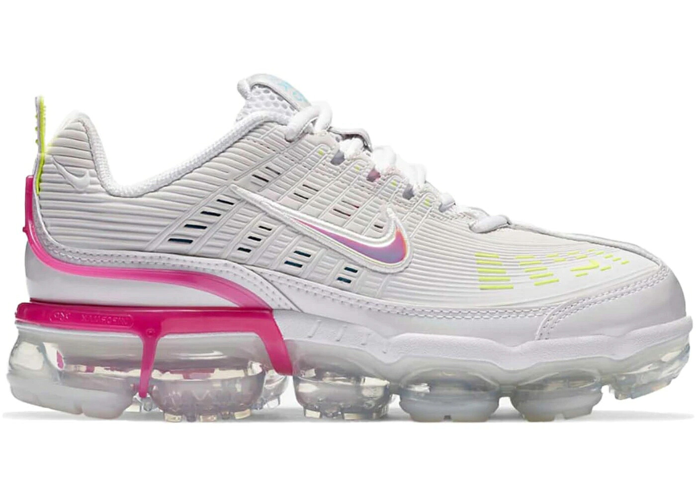 ナイキ プラチナム ファイア ピンク 白色 ホワイト エアヴェイパーマックス WOMEN'S スニーカー レディース NIKE AIR VAPORMAX 360 PLATINUM TINT VOLT FIRE PINK (WOMEN'S) / PLATINUM TINT WHITE VOLT FIRE