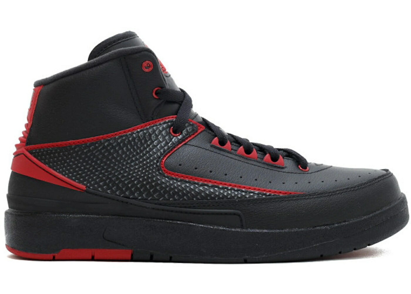 ナイキ ジョーダン 黒色 ブラック 赤 レッド ジュニア キッズ JORDAN 2 RETRO ALTERNATE 87 (GS) / BLACK VARSITY RED ベビー マタニティ スニーカー