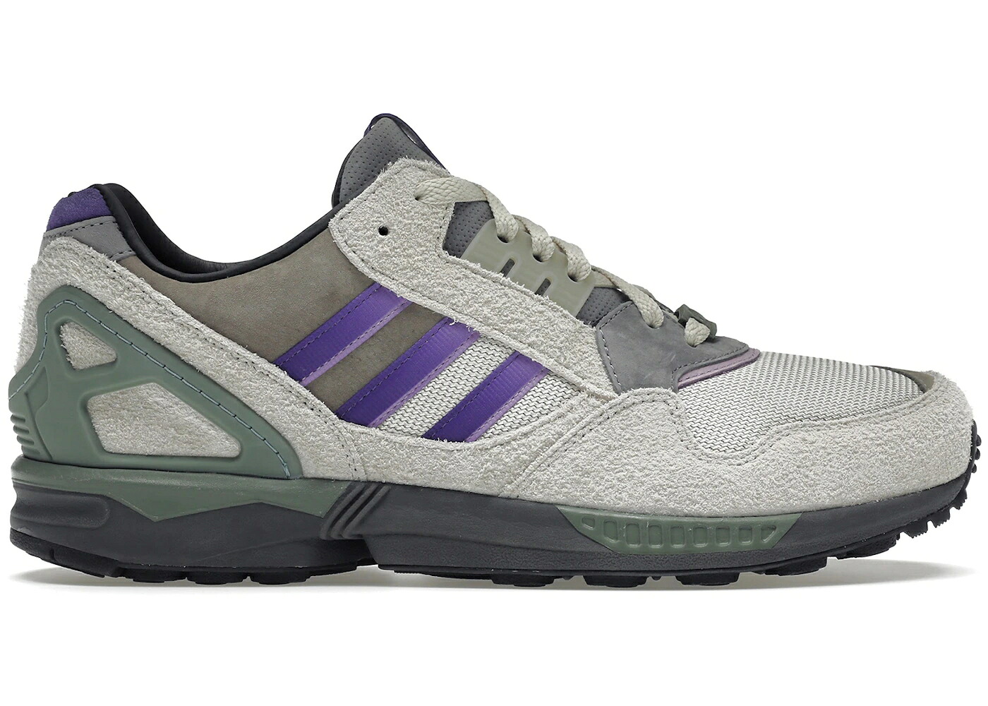 アディダス スニーカー 運動靴 紫 バイオレット 灰色 グレー パープル 緑 グリーン スニーカー メンズ ADIDAS ZX 9000 PACKER SHOES MEADOW VIOLET / GREY PURPLE GREEN|スニケス