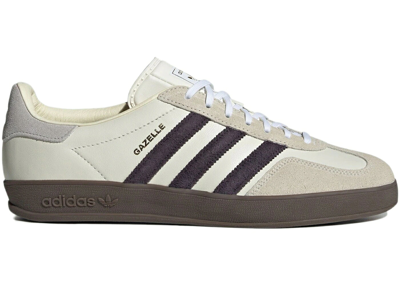 アディダス ガゼル 白色 ホワイト 黒色 ブラック スニーカー メンズ ADIDAS GAZELLE INDOOR EMMI / OFF WHITE AURORA BLACK GUM