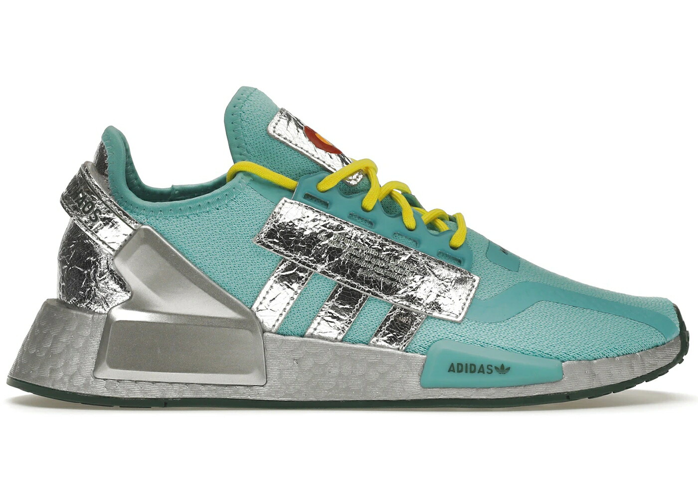 アディダス 運動場 シアン しろがね色 しろがね色 スニーカー メンズ ADIDAS NMD R1 SOUTH PARK PROFESSOR CHAOS / CYAN SILVER METALLIC