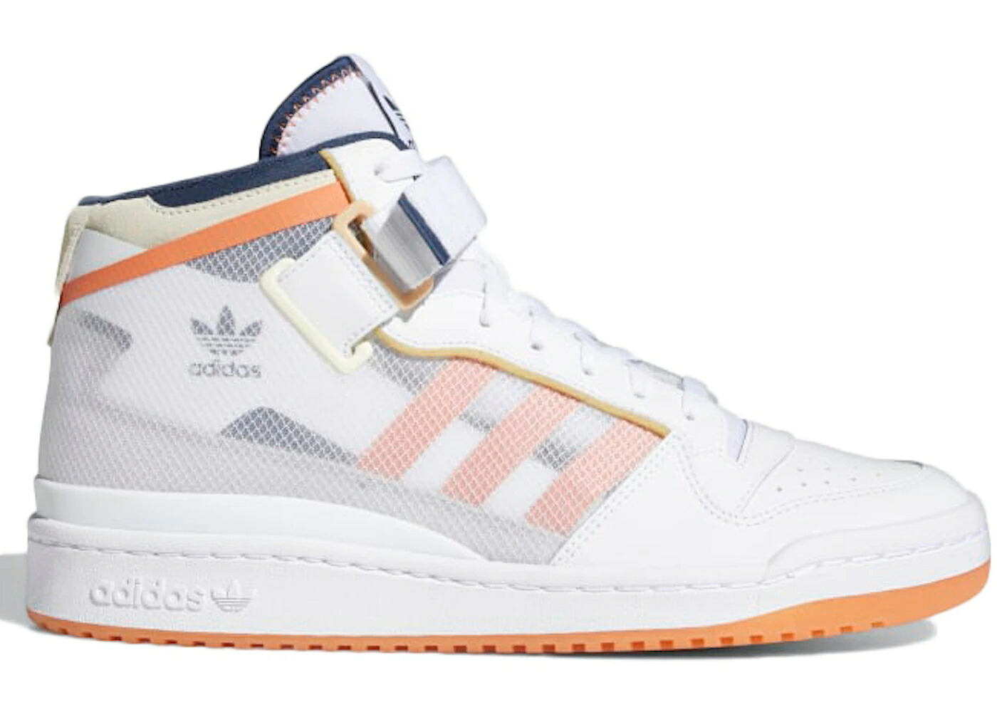 アディダス フォーラム ミッド 白色 ホワイト 橙 オレンジ 銅色 コッパー スニーカー メンズ ADIDAS FORUM MID TT WHITE ACID ORANGE / CLOUD WHITE HAZY COPPER ACID