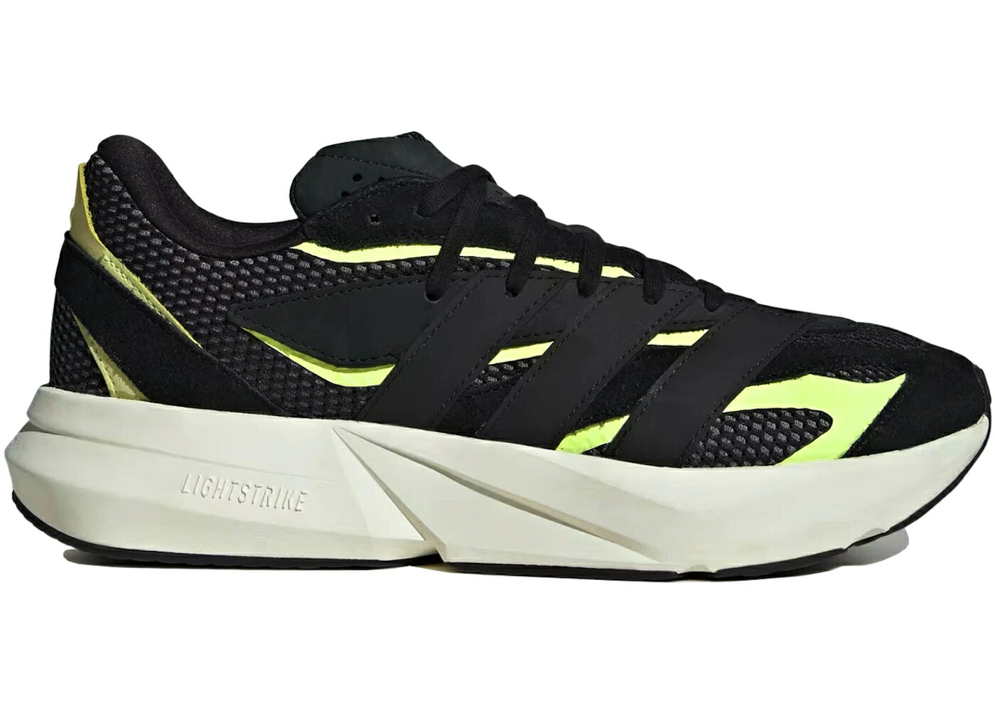 アディダス コア 黒色 ブラック 黄色 イエロー スニーカー メンズ ADIDAS LIGHTBLAZE CORE BLACK HI-RES YELLOW / CORE BLACK CORE BLACK HI RES