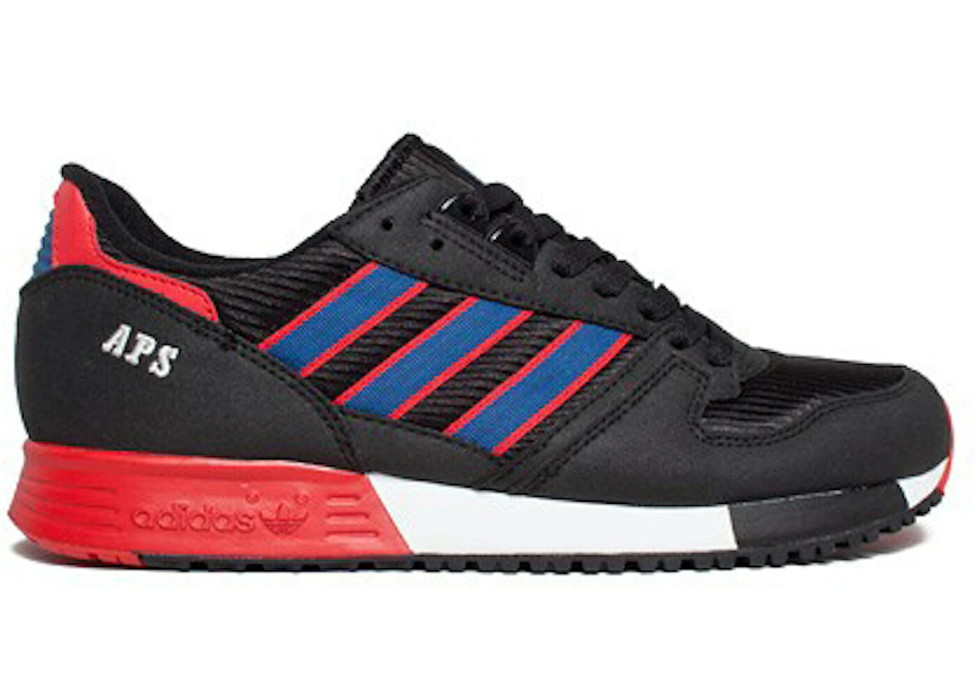 アディダス 黒いこと 黒いこと 青味 青味 赤 赤いこと スニーカー メンズ ADIDAS APS BLACK BLUE RED / BLACK 1 LONE BLUE COLLEGIATE RED
