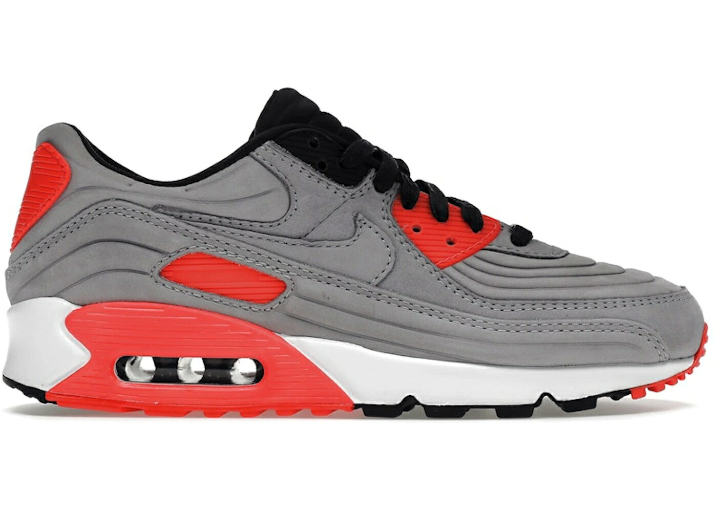 ナイキ マックス ナイト爵 しろがね色 しろがね色 クリムゾン エア湖マックス スニーカー メンズ NIKE AIR MAX 90 NIGHT SILVER BRIGHT CRIMSON / NIGHT SILVER NIGHT SILVER BRIGHT