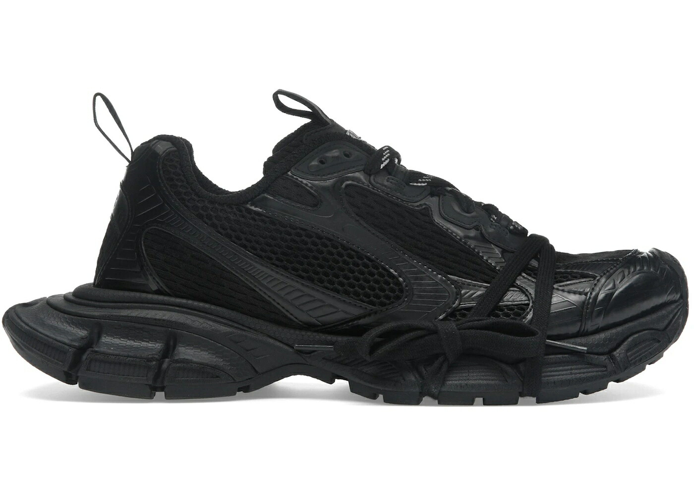 バレンシアガ 黒いこと 黒いこと スニーカー メンズ BALENCIAGA 3XL BLACK MESH /