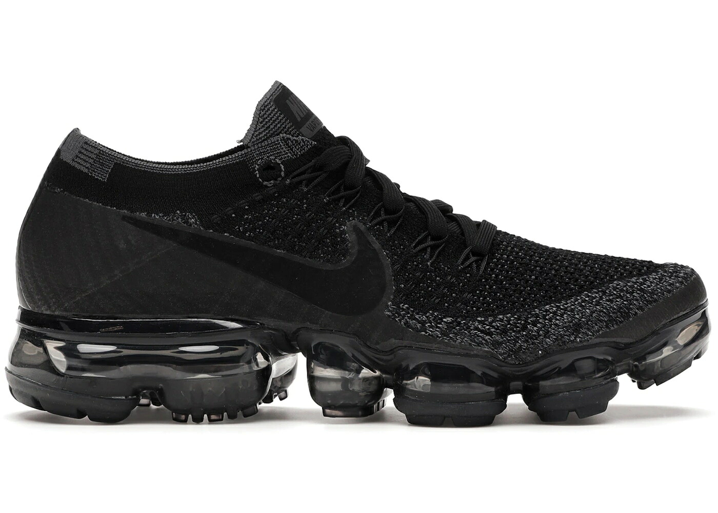 ナイキ 黒色 ブラック 灰色 グレー エアヴェイパーマックス 2.0 WOMEN'S スニーカー レディース NIKE AIR VAPORMAX TRIPLE BLACK (WOMEN'S) / BLACK ANTHRACITE DARK GREY|スニケス
