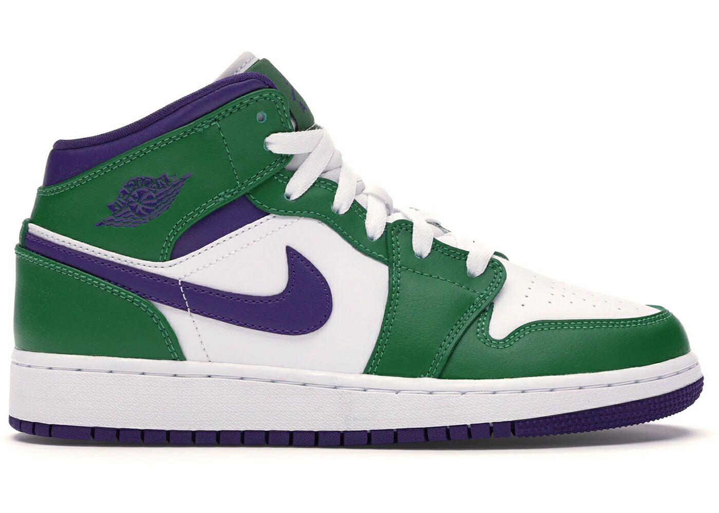 ナイキ ジョーダン ミッド コート 紫 パープル 白色 ホワイト ジュニア キッズ JORDAN 1 MID INCREDIBLE HULK (GS) / ALOE VERDE COURT PURPLE WHITE ベビー マタニティ スニーカー