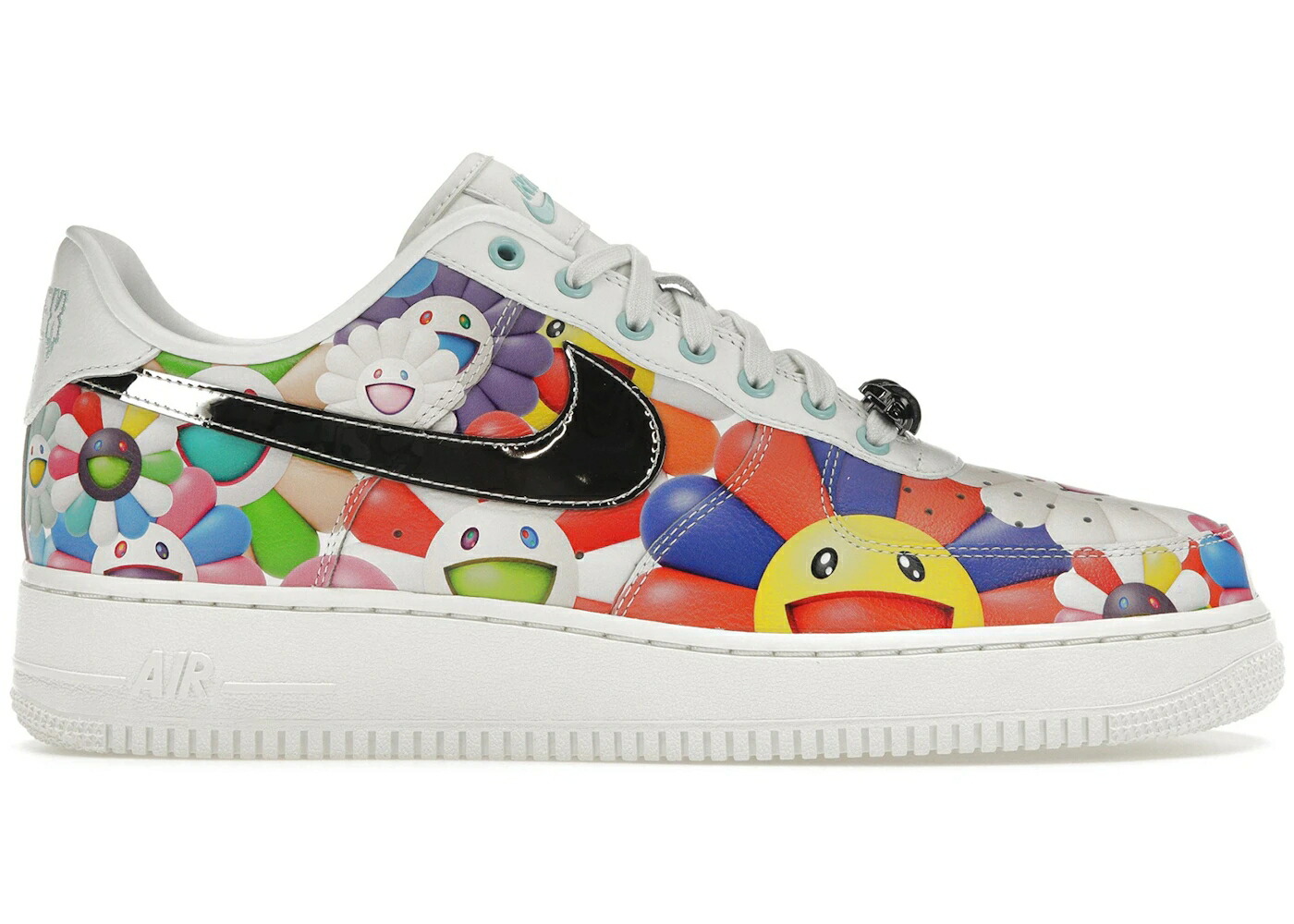ナイキ しろがね色 しろがね色 空軍 スニーカー メンズ NIKE AIR FORCE 1 LOW RTFKT CLONE X MURAKAMI DRIP (EDITION OF 3815) / MULTI COLOR METALLIC SILVER