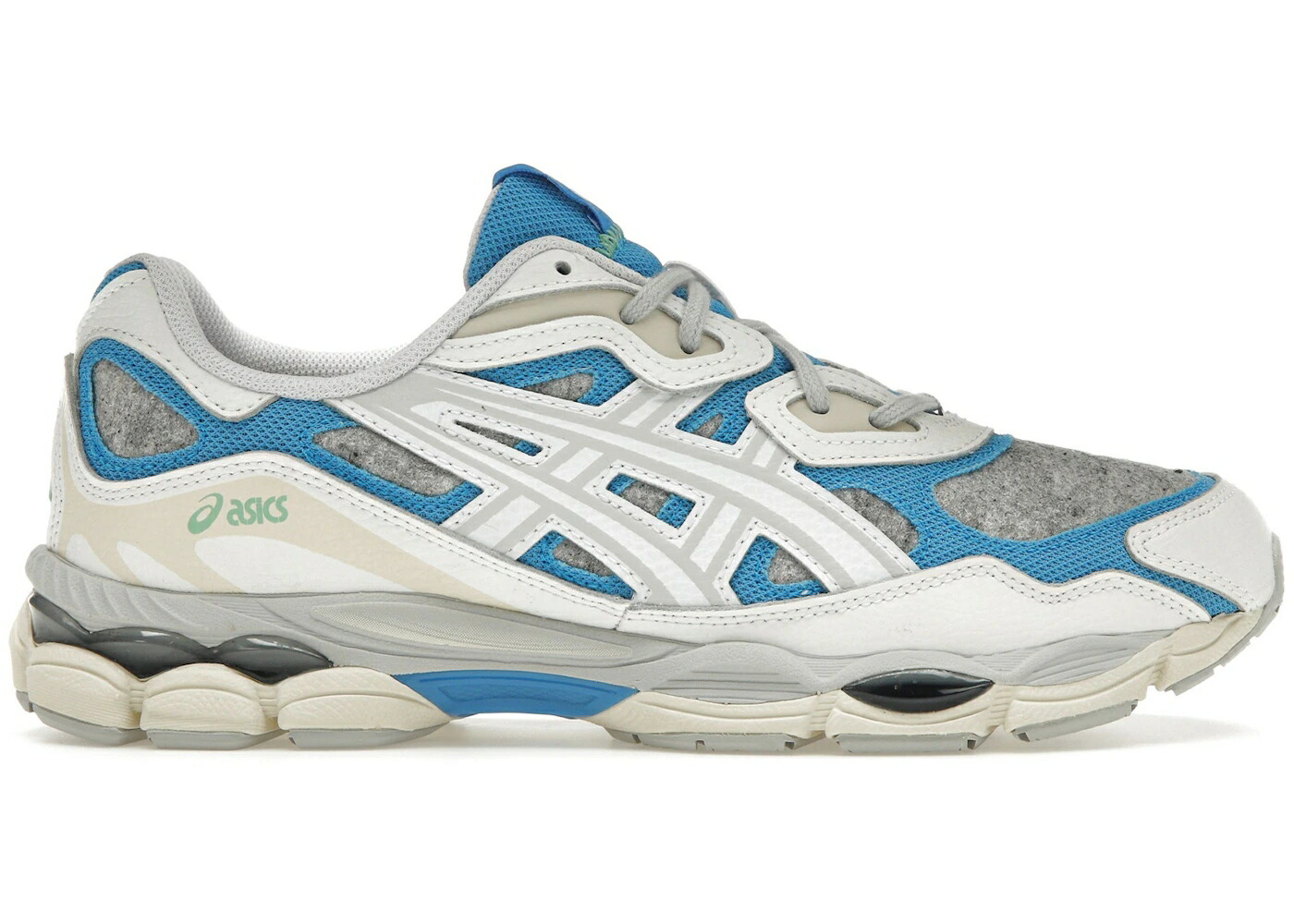 アシックス 白色 ホワイト 青色 ブルー 2.0 スニーカー メンズ ASICS GEL-NYC SHIGEN / WHITE DOLPHIN BLUE