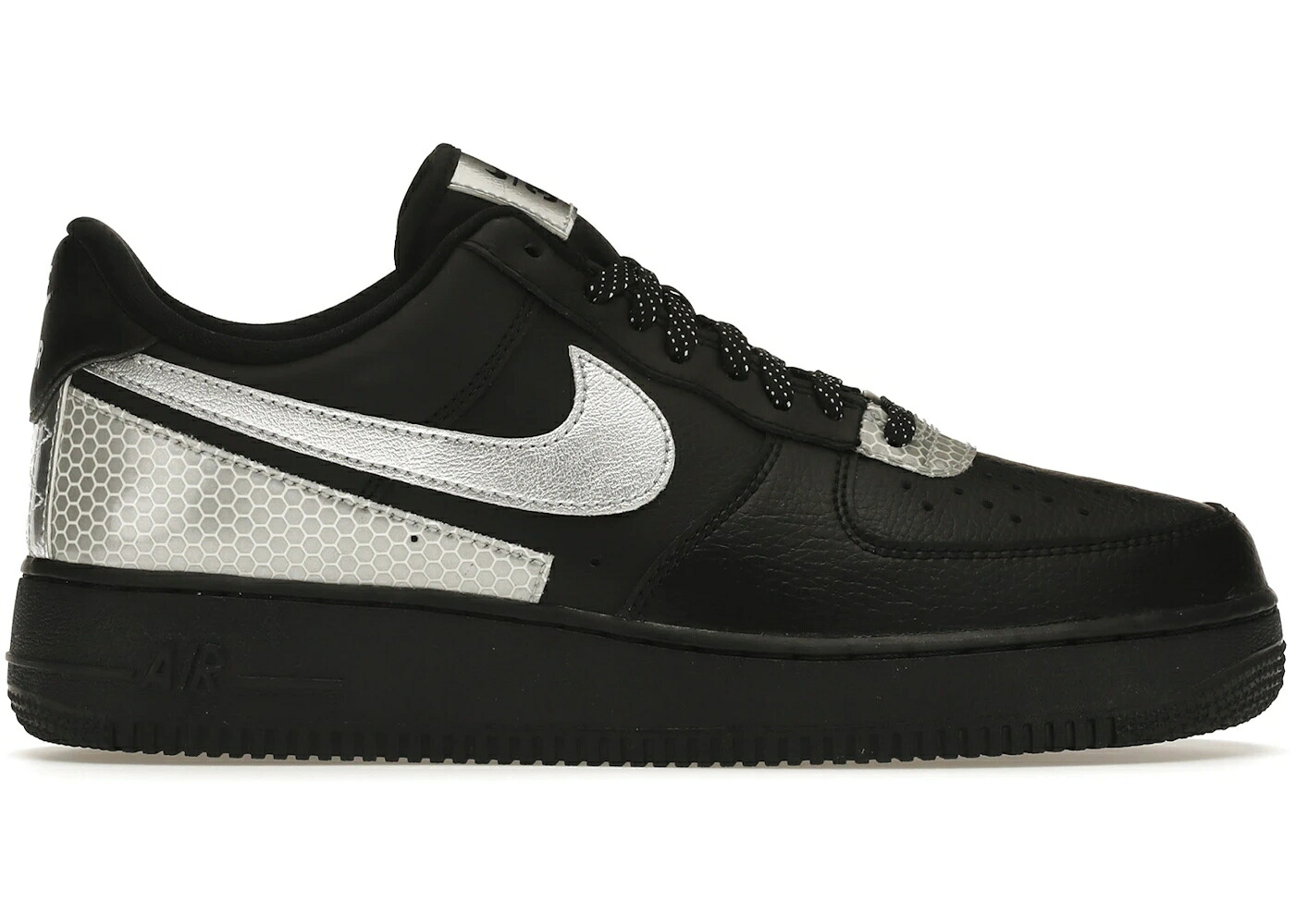 ナイキ 黒いこと 黒いこと しろがね色 しろがね色 空軍 スニーカー メンズ NIKE AIR FORCE 1 LOW 3M BLACK / BLACK BLACK METALLIC SILVER