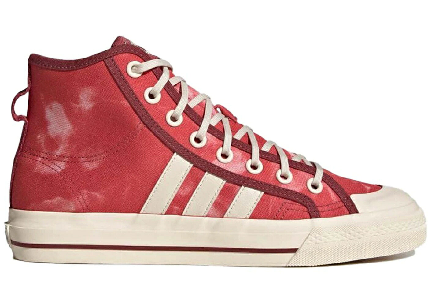 アディダス クルー 赤 レッド 白色 ホワイト スニーカー メンズ ADIDAS NIZZA HI RF PARLEY CREW RED / CREW RED WONDER WHITE WONDER
