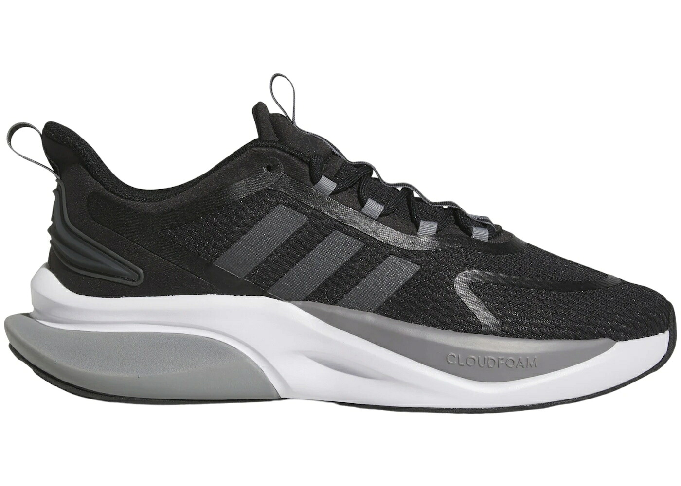 アディダス バウンス コア 黒色 ブラック カーボン 灰色 グレー ALPHABOUNCE+ スニーカー メンズ ADIDAS BOUNCE CORE BLACK CARBON GREY THREE / CORE BLACK CARBON GREY THREE