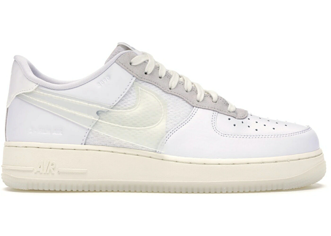 ナイキ 白色 ホワイト ナチュラル エアフォース スニーカー メンズ NIKE AIR FORCE 1 DNA WHITE / WHITE WHITE NATURAL
