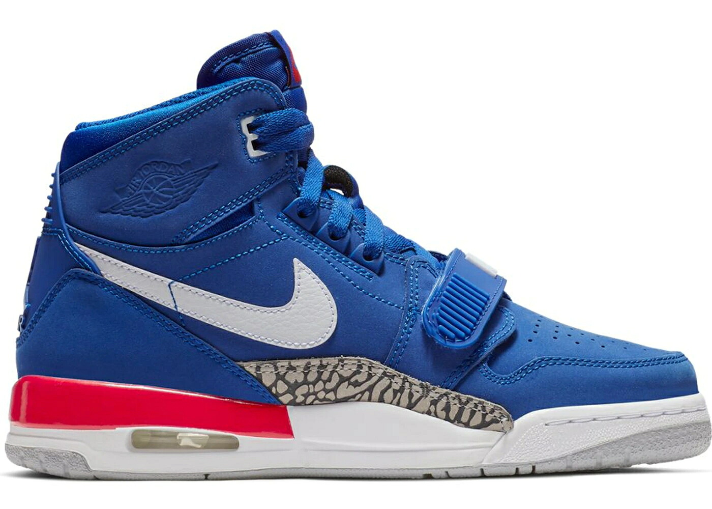 ナイキ ジョーダン レガシー ピストンズ 青色 ブルー 白色 ホワイト 赤 レッド ジュニア キッズ JORDAN LEGACY 312 PISTONS (GS) / BRIGHT BLUE WHITE UNIVERSITY RED ベビー マタニティ スニーカー|スニケス