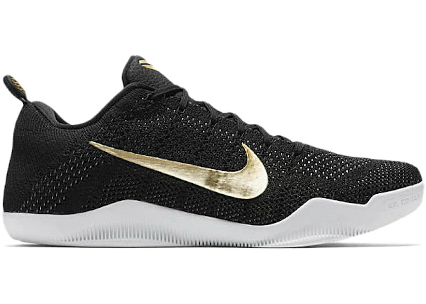 ナイキ コービー エリート 黒色 ブラック ゴールド スニーカー メンズ NIKE KOBE 11 ELITE GCR GREAT CAREER RECALL / BLACK METALLIC GOLD BLACK