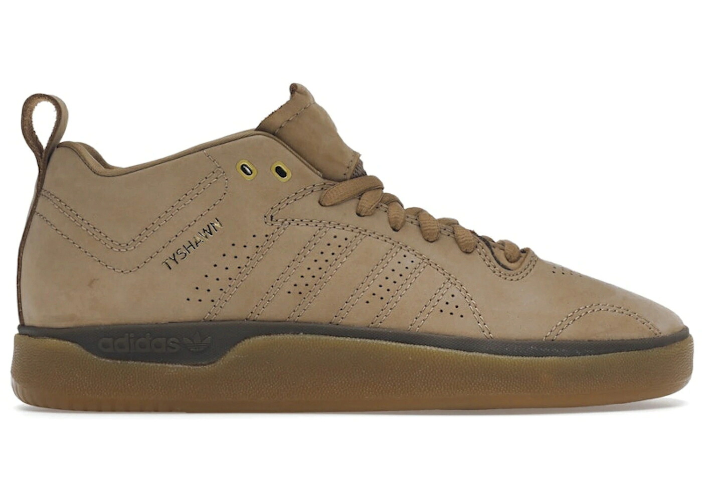 アディダス ゴールド スニーカー メンズ ADIDAS TYSHAWN CARDBOARD GOLD METALLIC / CARDBOARD CARDBOARD GOLD｜スニケス
