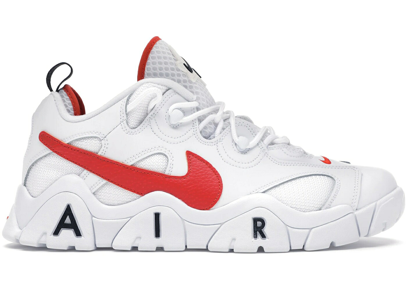 ナイキ パーク 白色 ホワイト 黒色 ブラック チーム 橙 オレンジ エアバラージ スニーカー メンズ NIKE AIR BARRAGE LOW RUCKER PARK / WHITE BLACK BLACK TEAM ORANGE