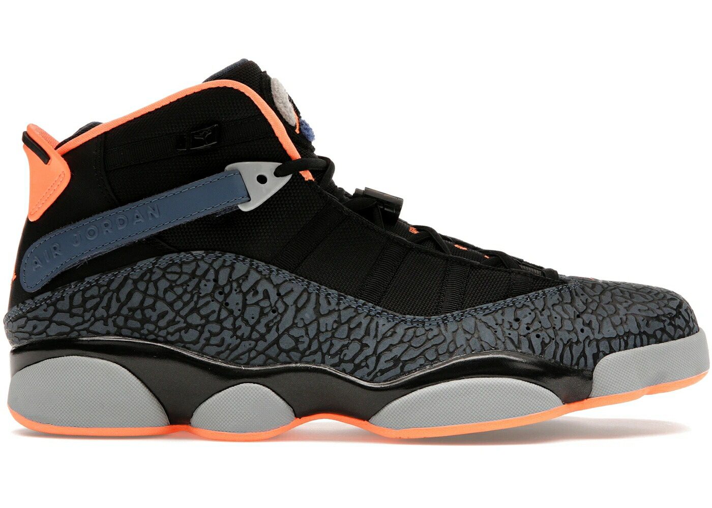 ナイキ ジョーダン 輪っか エレファント 黒いこと 黒いこと 橙 オレンジ色 スニーカー メンズ JORDAN 6 RINGS ELEPHANT / BLACK ATOMIC ORANGE NEW SLATE
