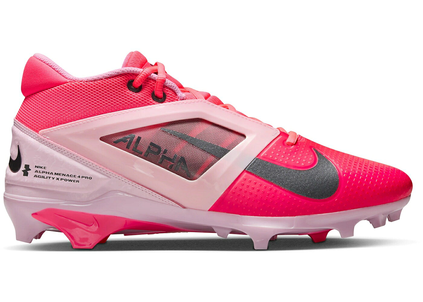 ナイキ アルファ 労働者階級 サクラ色 スニーカー メンズ NIKE ALPHA MENACE 4 PRO RACER PINK FOAM / RACER PINK PINK FOAM DARK SMOKE