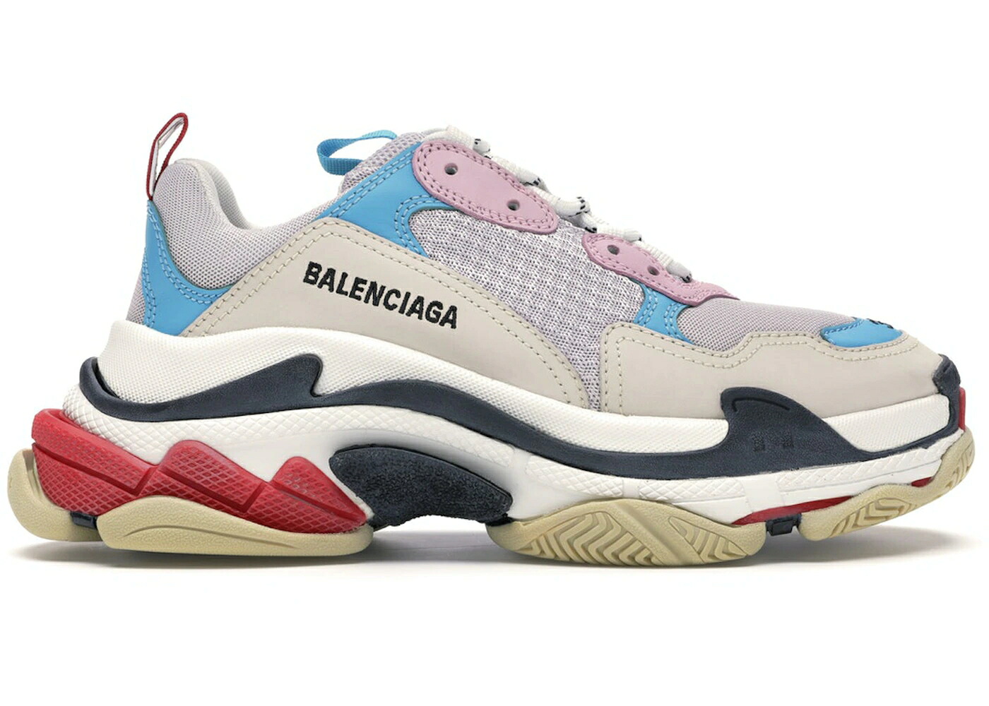 バレンシアガ 白色 ホワイト 青色 ブルー WOMEN'S スニーカー レディース BALENCIAGA TRIPLE S WHITE BLUE (WOMEN'S) / MULTICOLOR｜スニケス
