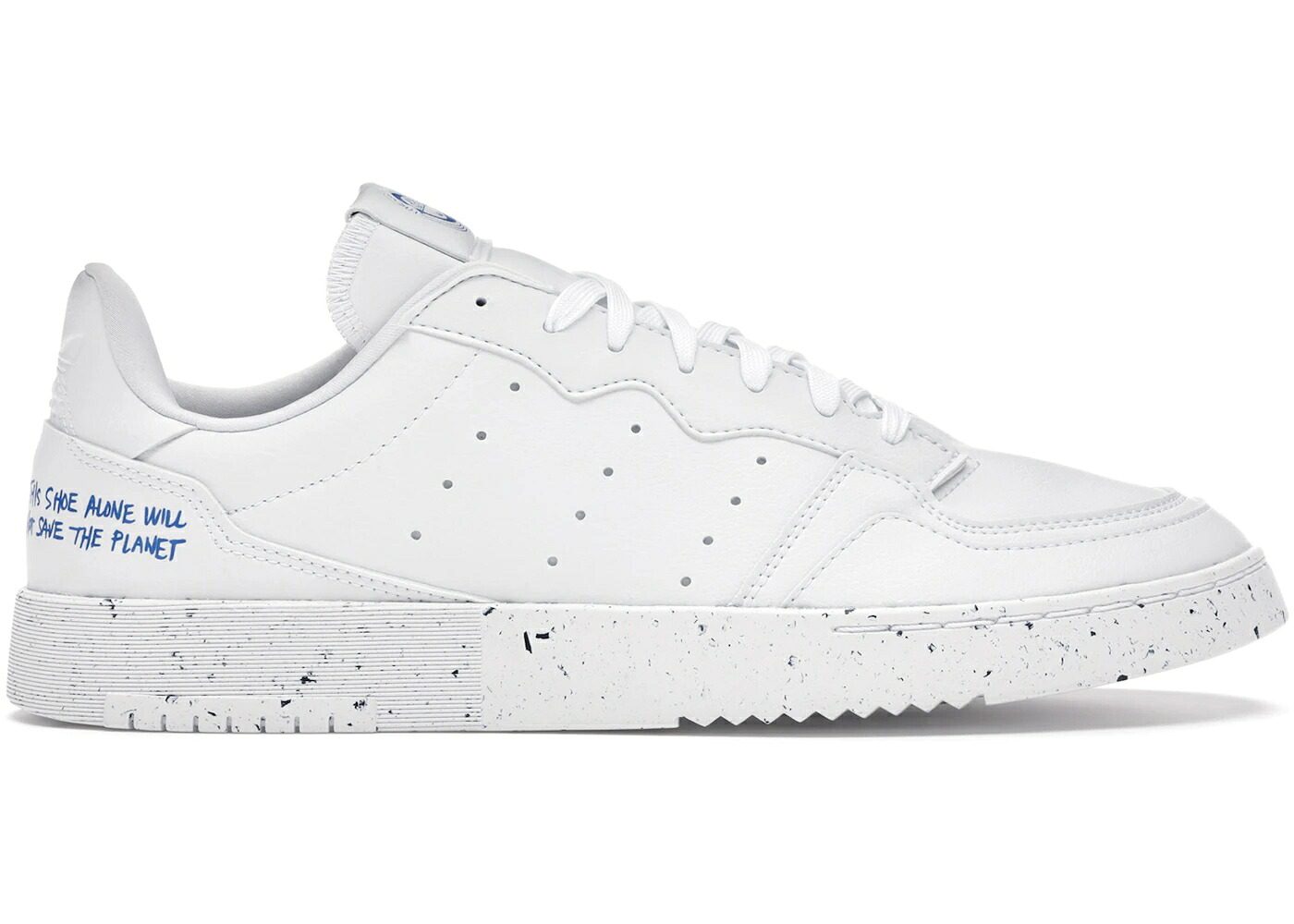 アディダス 白色 ホワイト スニーカー メンズ ADIDAS SUPERCOURT CLEAN CLASSICS WHITE ROYAL / CLOUD WHITE CLOUD WHITE｜スニケス