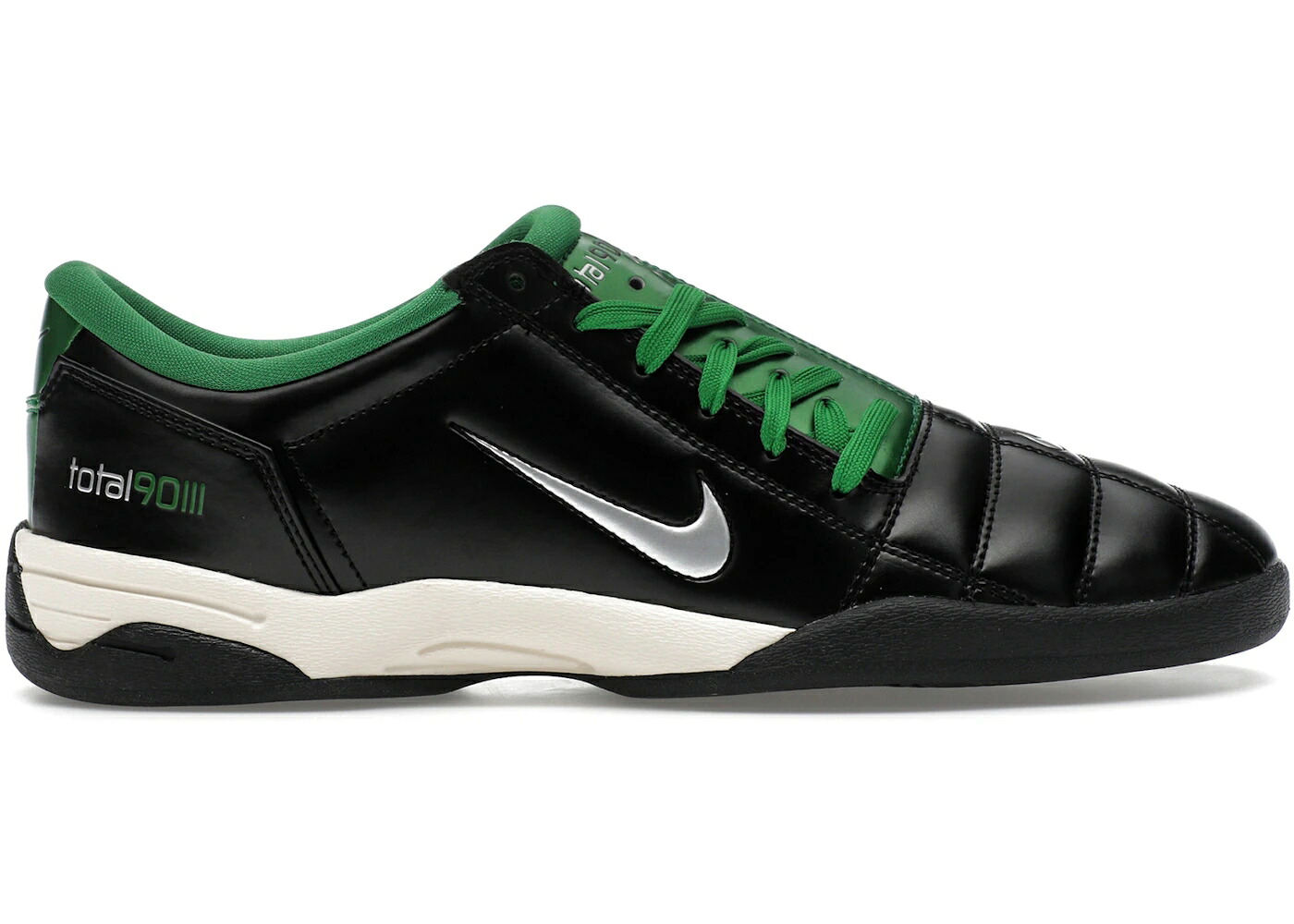 ナイキ 黒いこと 黒いこと しろがね色 しろがね色 .SWOOSH スニーカー メンズ NIKE TOTAL 90 3 SP QUIT THE RAGE / BLACK METALLIC SILVER APPLE