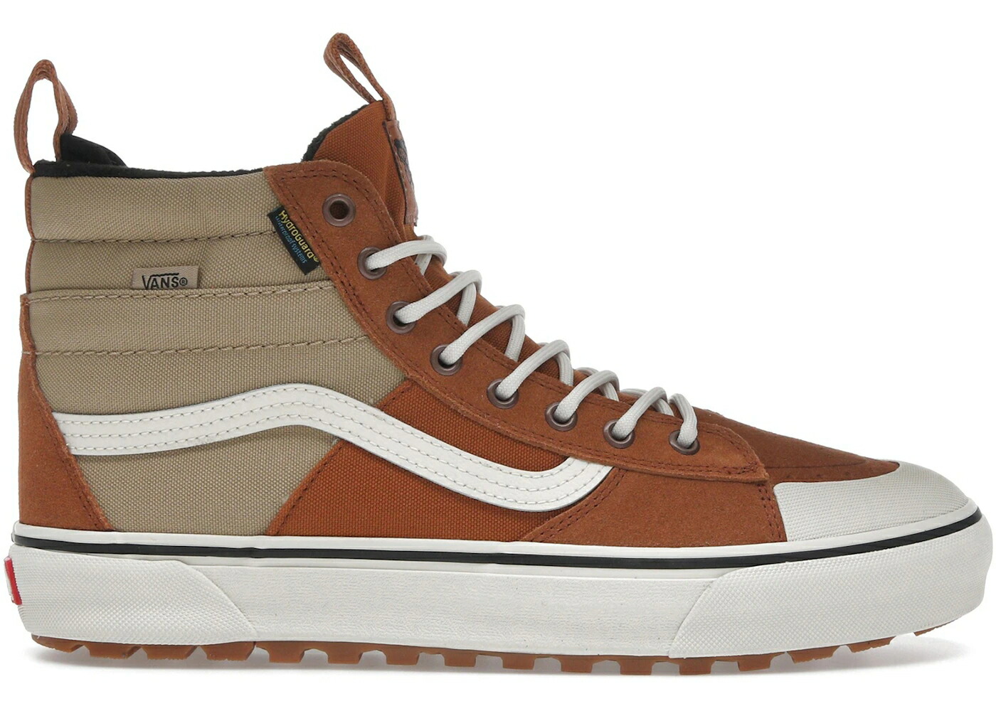 ヴァンズ バンズ 滑るご機嫌 赤銅色 赤銅色 スニーカー メンズ VANS SK8-HI WATERPROOF MTE GLAZED GINGER BROWN / GLAZED GINGER BROWN