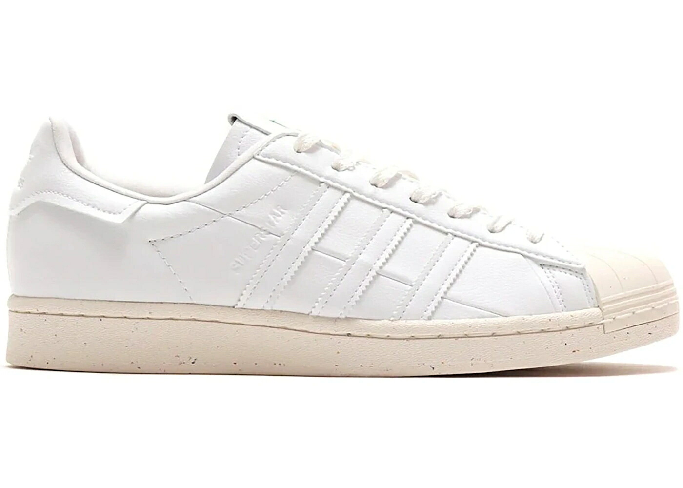 アディダス スーパースター 白色 ホワイト 緑 グリーン スニーカー メンズ ADIDAS SUPERSTAR CLEAN CLASSICS WHITE / CLOUD WHITE OFF WHITE GREEN｜スニケス 24,382円