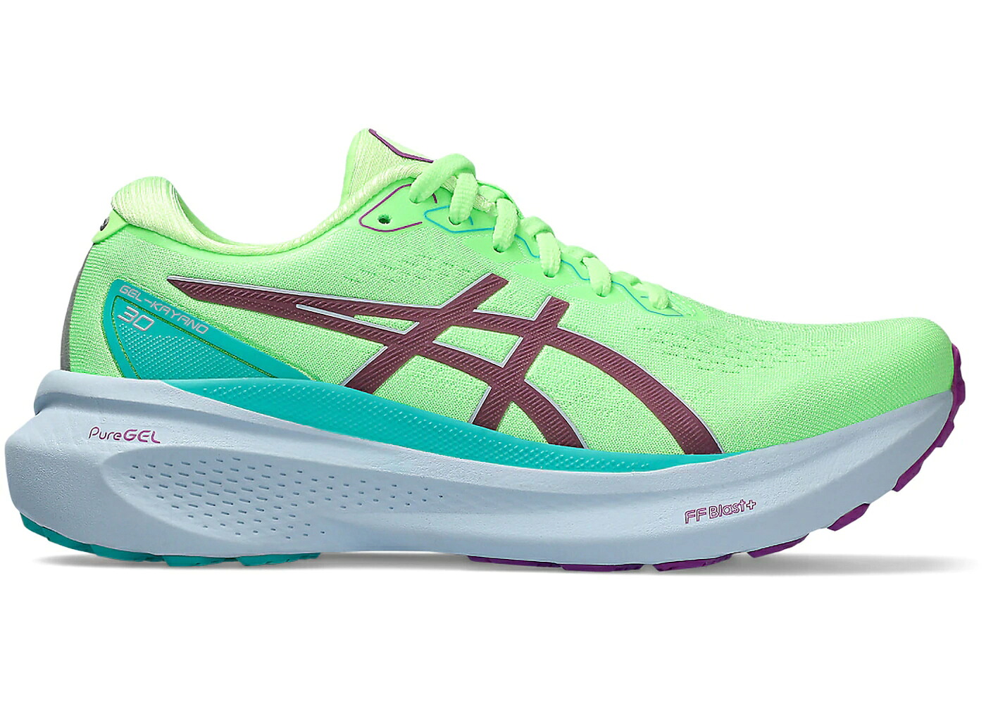 アシックス ライト 緑 グリーン WOMEN'S スニーカー レディース ASICS GEL-KAYANO 30 LITE-SHOW LITE SHOW ILLUMINATE GREEN (WOMEN'S) / LITE SHOW ILLUMINATE GREEN