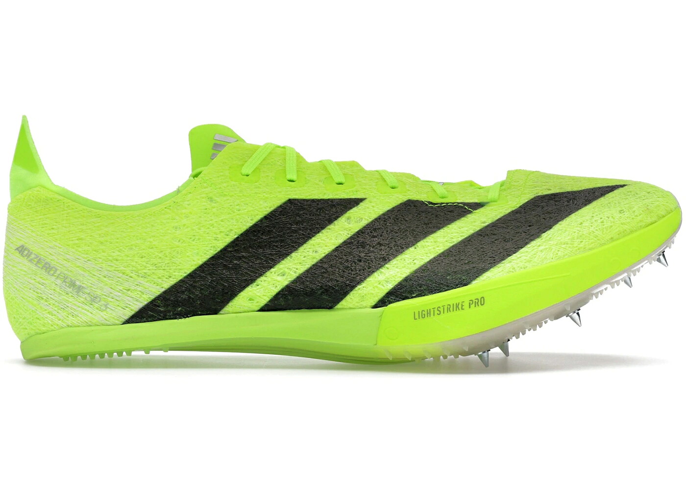 アディダス アディゼロ コア 黒色 ブラック 銀色 シルバー スニーカー メンズ ADIDAS ADIZERO PRIME SP 3 STRUNG LUCID LEMON CORE BLACK HALO SILVER / LUCID LEMON CORE BLACK HALO