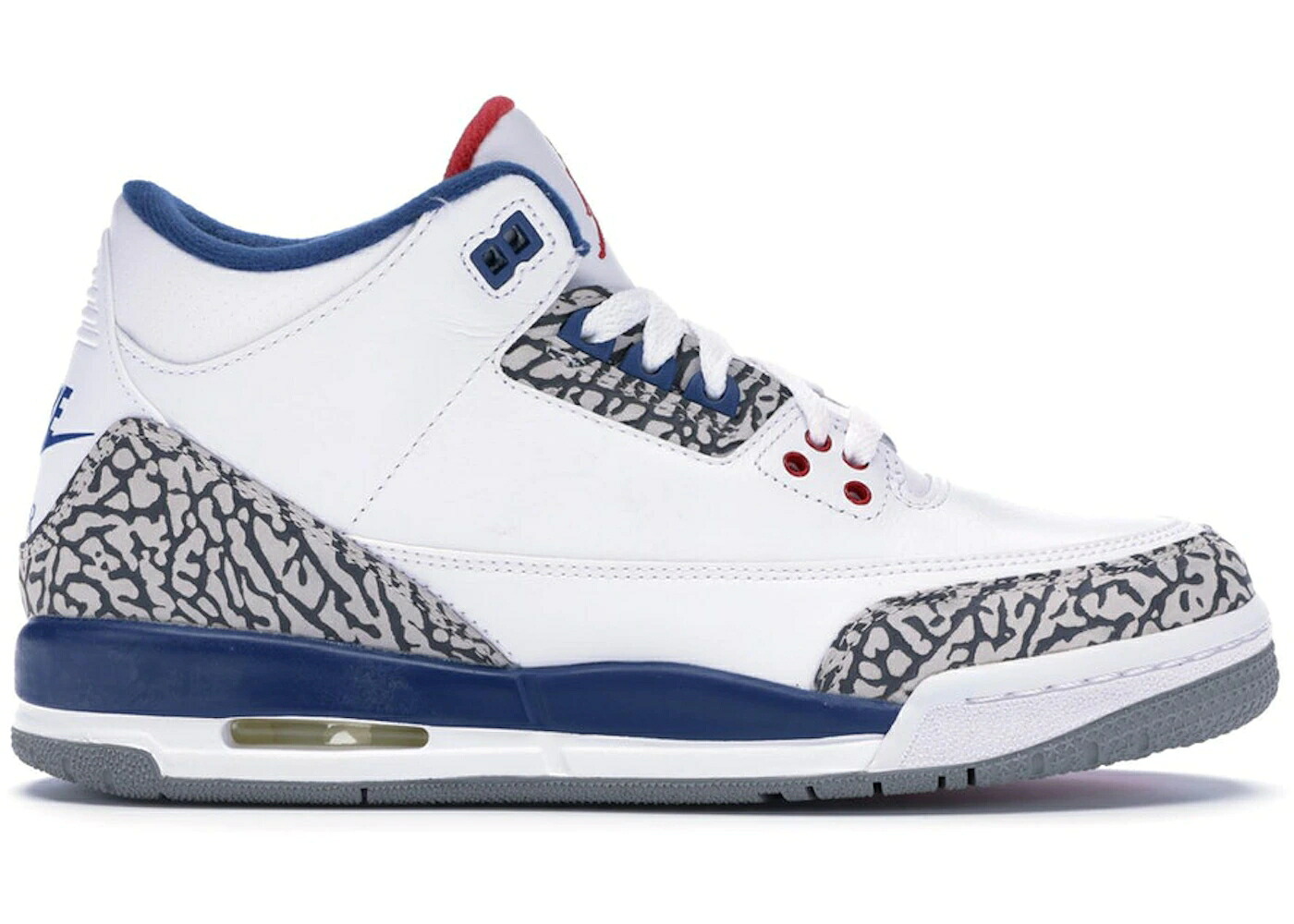 ナイキ ジョーダン 青み 青色 白いこと 白いこと 赤 赤いこと お坊っちゃん キッズ JORDAN 3 RETRO TRUE BLUE (2016) (GS) / WHITE TRUE BLUE VARSITY RED もの言う花 マタニティ スニーカー