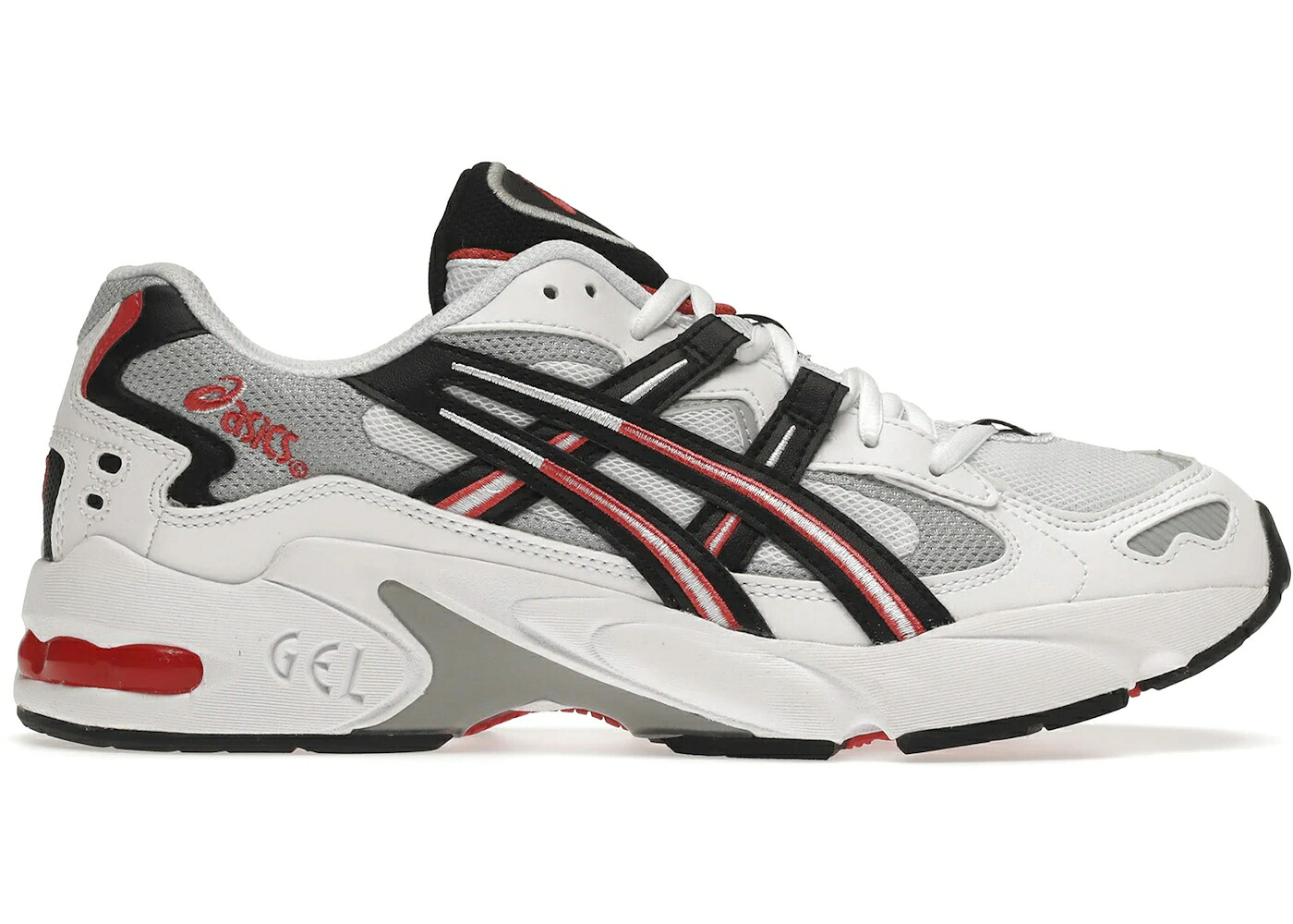 アシックス 白いこと 白いこと 黒いこと 黒いこと 赤 赤いこと スニーカー メンズ ASICS GEL-KAYANO 5 OG WHITE BLACK RED / WHITE BLACK RED