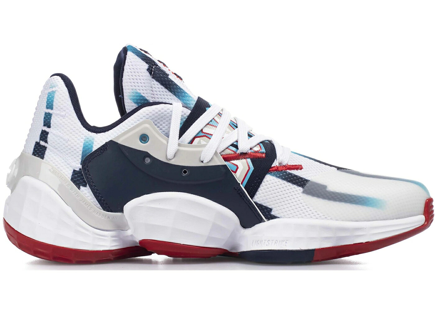 アディダス ハーデン 白色 ホワイト 紺色 ネイビー VOL. スニーカー メンズ ADIDAS HARDEN 4 GCA DYNASTY / CLOUD WHITE COLLEGIATE NAVY