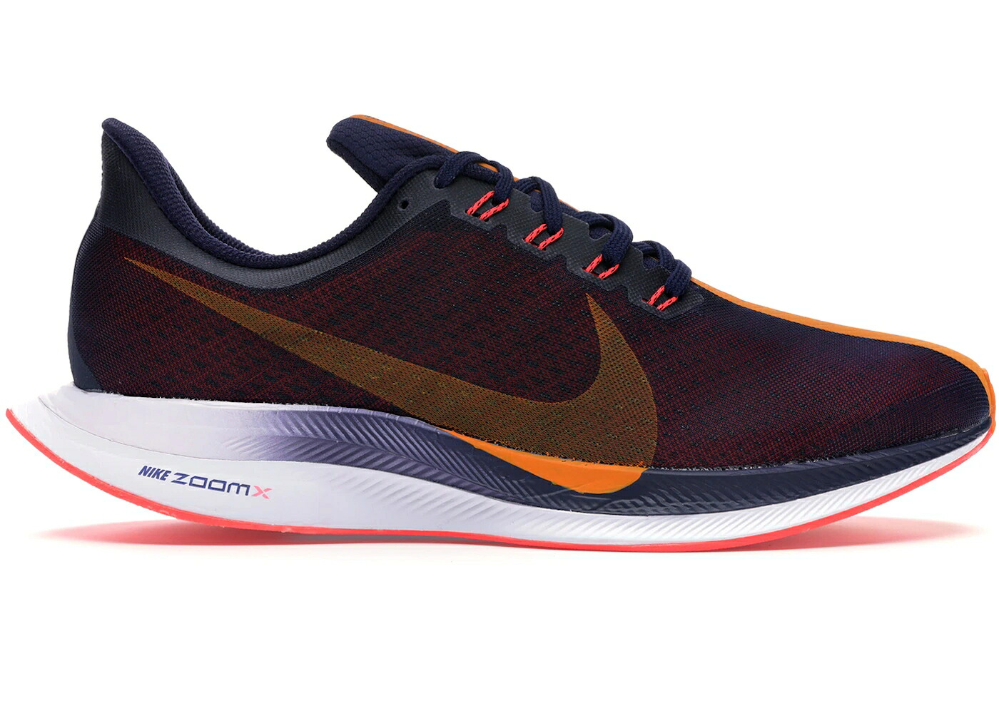 ナイキ ズーム ペガサス ターボ 青色 ブルー 橙 オレンジ ズームペガサス WOMEN'S スニーカー レディース NIKE ZOOM PEGASUS 35 TURBO BLACKENED BLUE ORANGE PEEL (WOMEN'S) / BLACKENED BLUE ORANGE PEEL FLASH