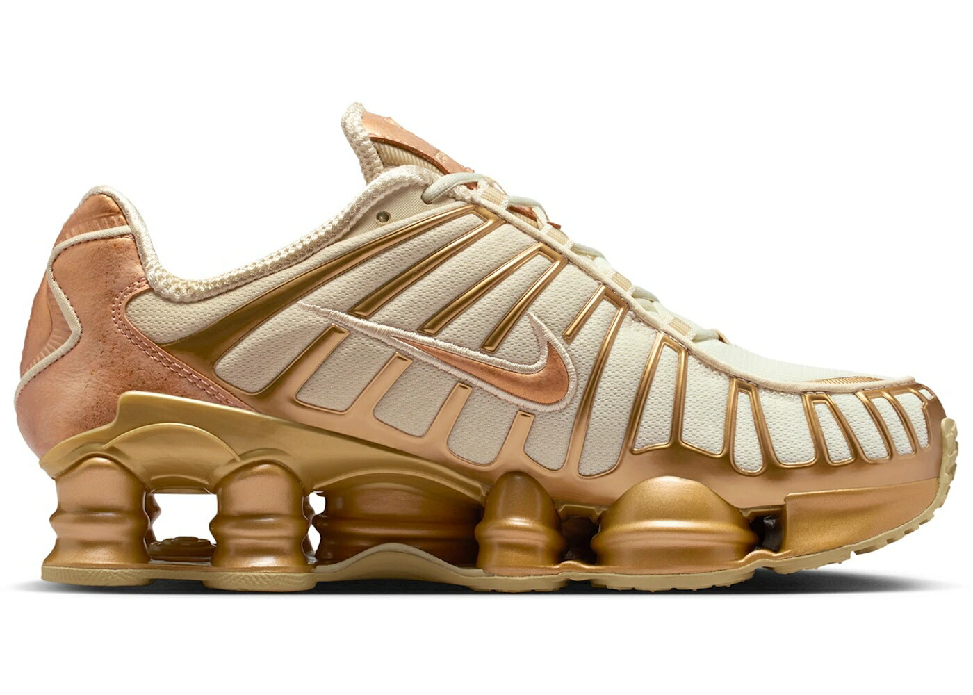 ナイキ ショックス ゴールド 銅色 コッパー WOMEN\u0027S スニーカー レディース NIKE SHOX TL COCONUT MILK METALLIC GOLD COPPER (WOMEN\u0027S) / COCONUT MILK METALLIC GOLD