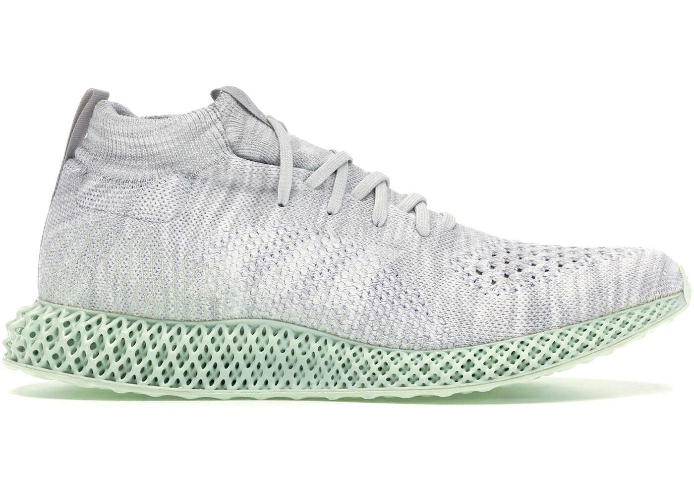 アディダス ミッド 白いこと 白いこと 緑 緑であること スニーカー メンズ ADIDAS CONSORTIUM RUNNER 4D MID WHITE / WHITE WHITE AERO GREEN