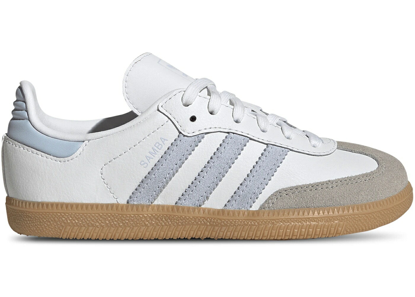 アディダス サンバ 白色 ホワイト スカイ ジュニア キッズ ADIDAS SAMBA OG WHITE CRYSTAL SKY GUM (PS) / CLOUD WHITE CRYSTAL SKY GUM ベビー マタニティ スニーカー