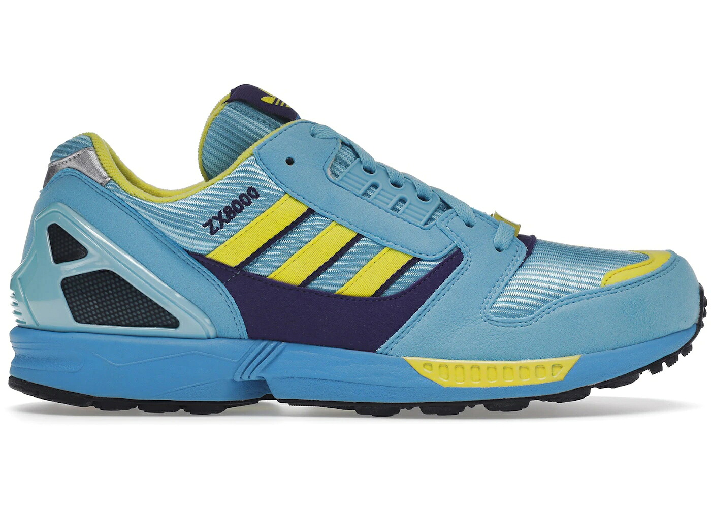 アディダス アクア 紫 相撲取り草 スニーカー メンズ ADIDAS ZX 8000 OG AQUA / LIGHT AQUA LEMON PEEL VIOLET