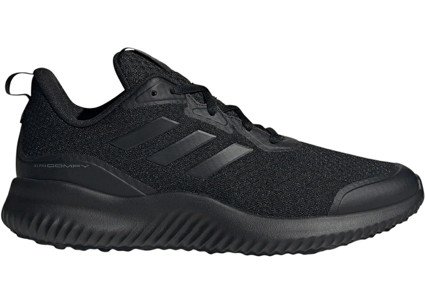アディダス 黒いこと 黒いこと 中核グループ スニーカー メンズ ADIDAS ALPHACOMFY TRIPLE BLACK / CORE BLACK CORE BLACK CORE BLACK