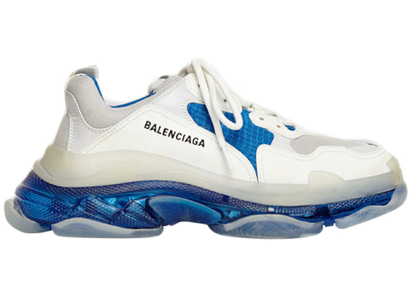 バレンシアガ 青味 青み 白いこと 白いこと WOMEN\u0027S スニーカー レディース BALENCIAGA TRIPLE S CLEAR SOLE BLUE (WOMEN\u0027S) / WHITE BLUE