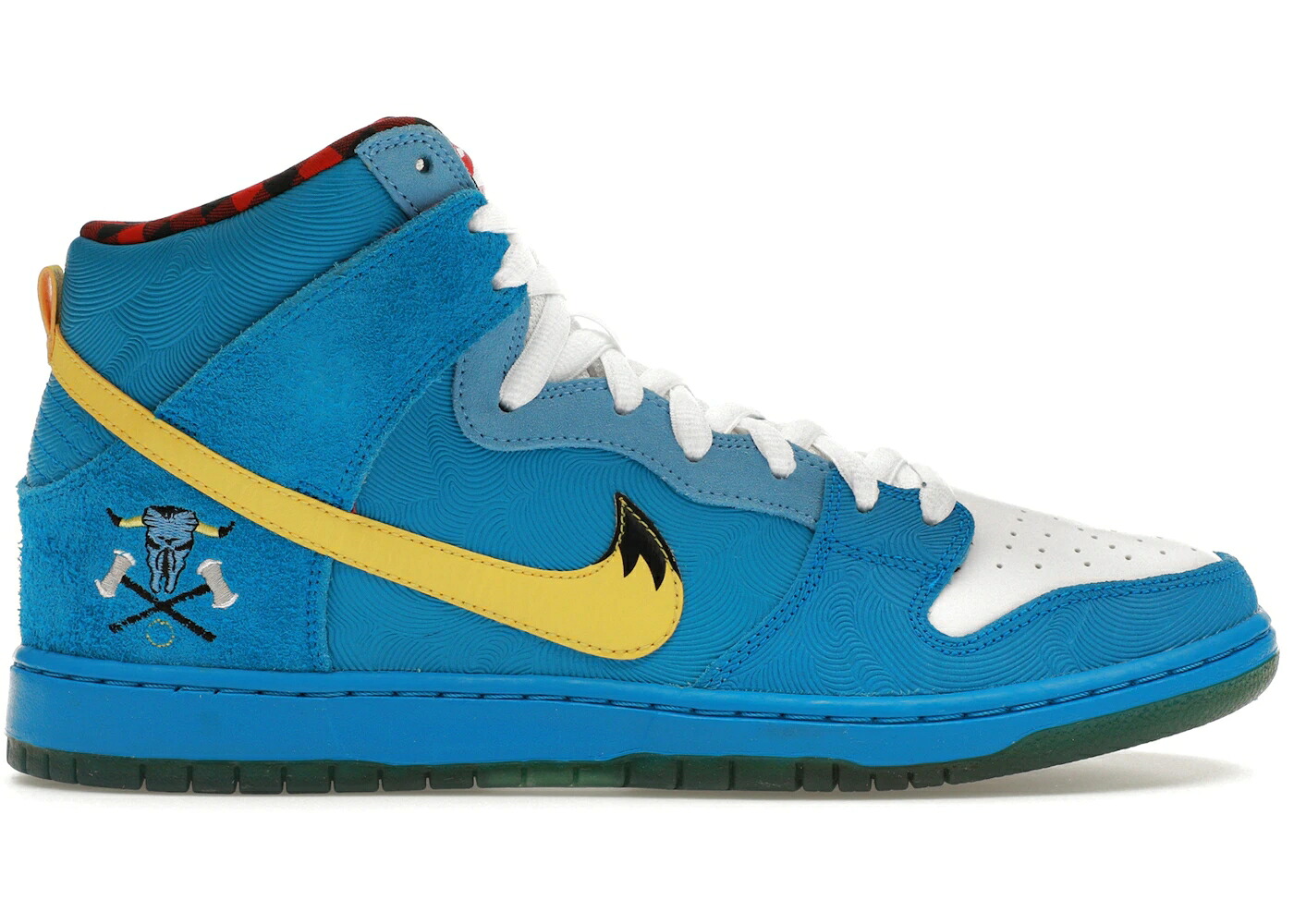 ナイキ エスビー ダンク ハイ 青色 ブルー 黄色 イエロー 白色 ホワイト ダンクハイ スニーカー メンズ NIKE SB DUNK HIGH FAMILIA BLUE OX / PHOTO BLUE TOUR YELLOW WHITE